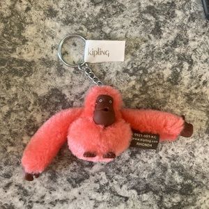 Kipling Coral Crush Keychain “Rhonda”